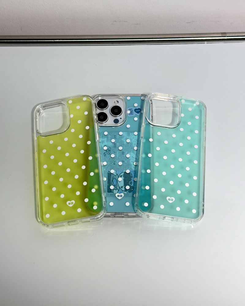 DOT JELLY Gel Hard Slim Phone Case - soda blue