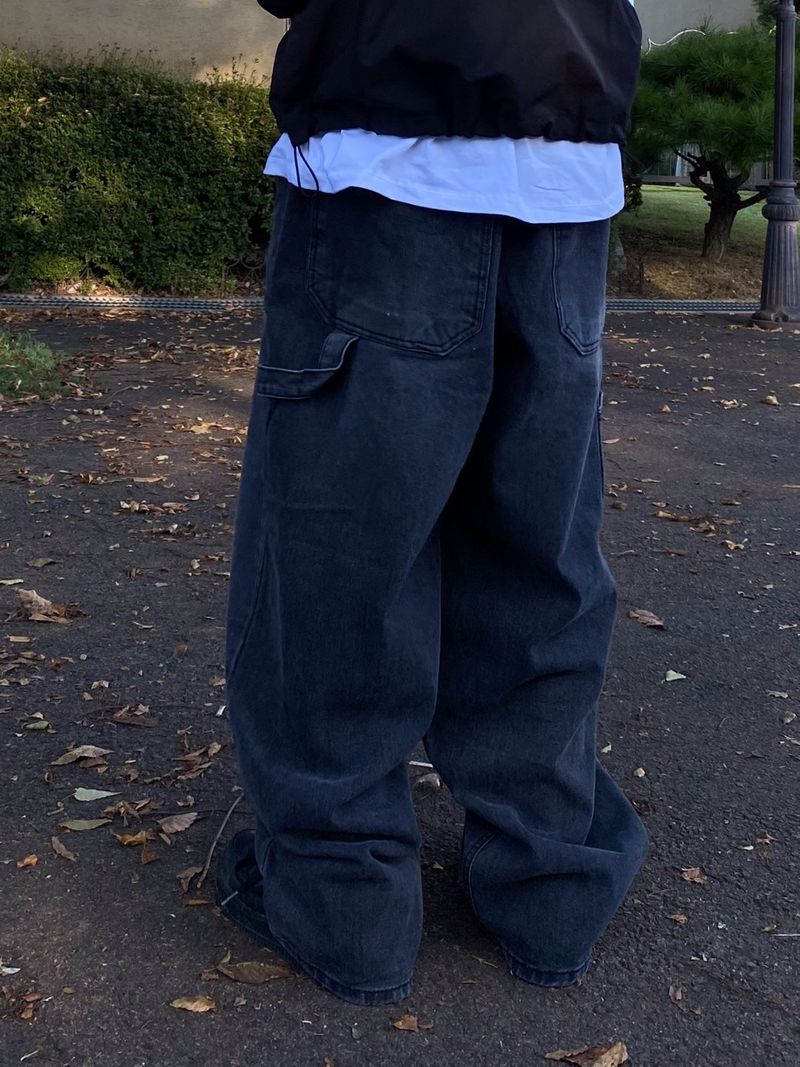 Skipper Balloon Carpenter Denim Pants 2C