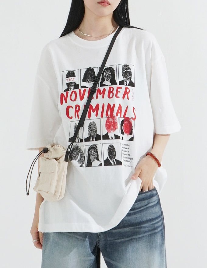 Scene Printing Overfit T-Shirt