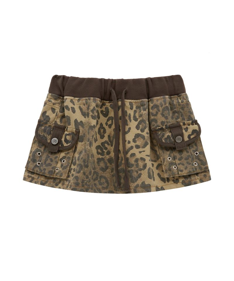 MIDNIGHT MOVE（ミッドナイトムーブ）の「bd leopard skirt (beige)（Skirts）」
