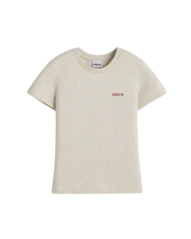 (W) ZRS Spray Logo Tee (OATMEAL)