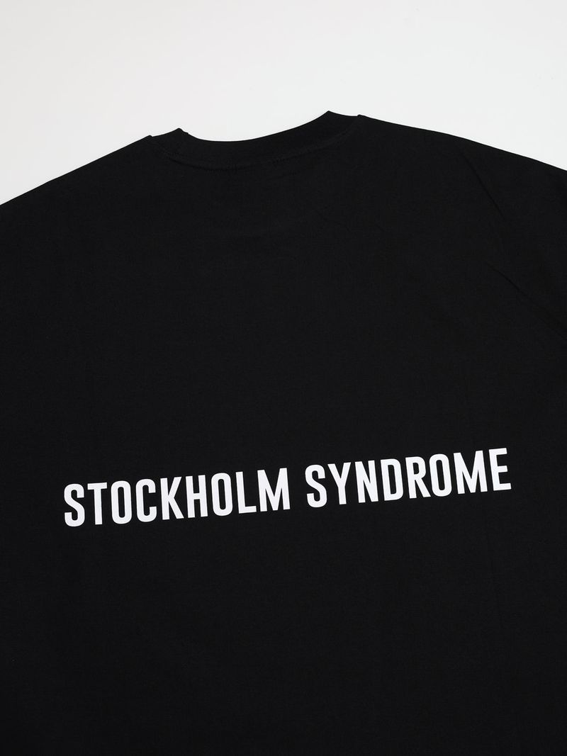 バラクラバロゴTシャツ - ブラック