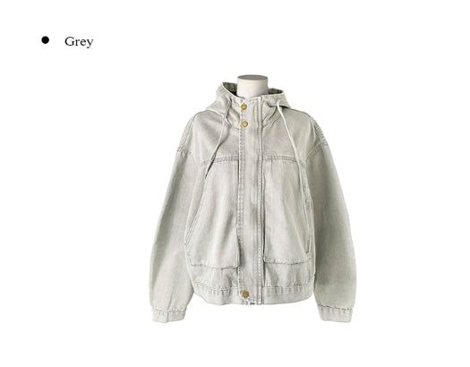 Coron Pigment Over Hood Jacket