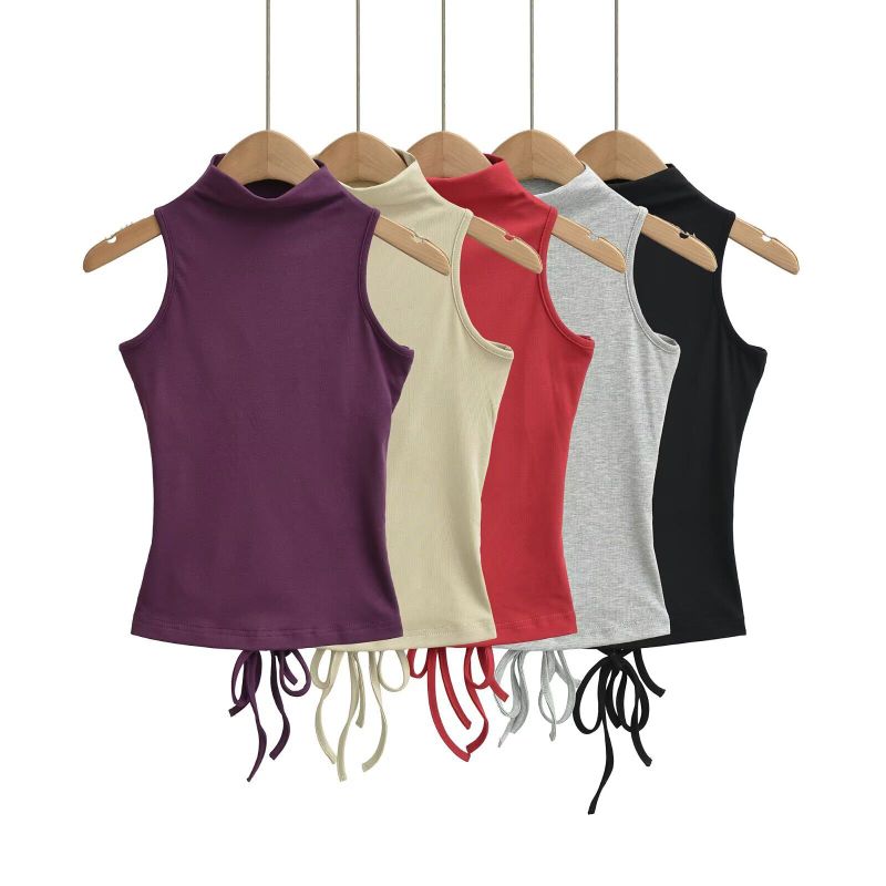 Leona Mock Neck Sleeveless