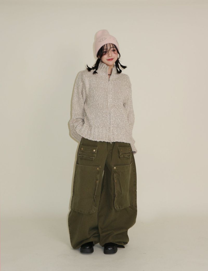 Boehm Boksarthy high neck two-way cardigan (outer)