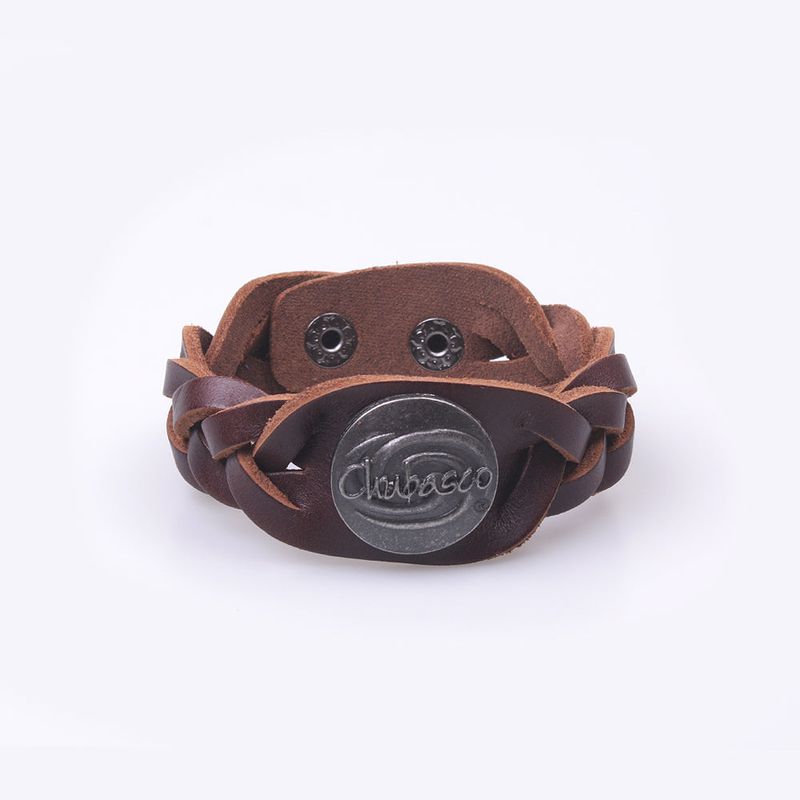 chubasco（チュバスコ）の「 ブレイデッド レザー ブレスレット ブラウン BLB01（アクセサリー）」