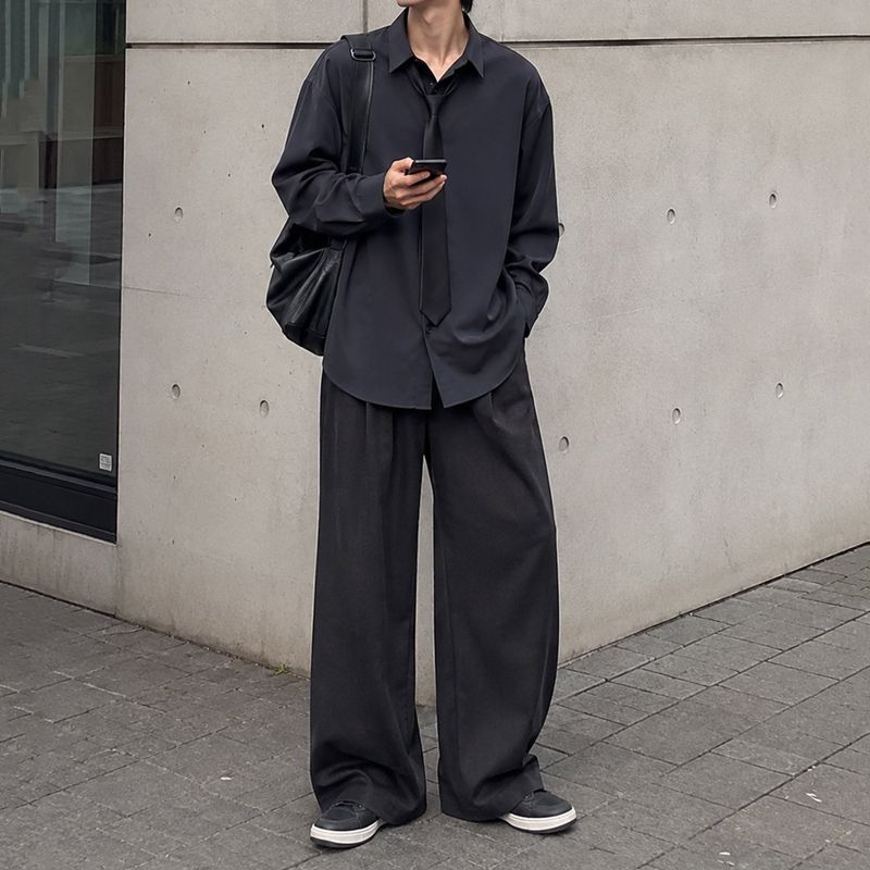 [Tie SET] 54507 Pure Layered Shirt (3 colors)