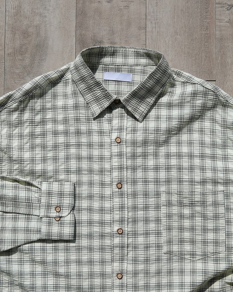 AC EMBOSSED CHECKERED SHIRT