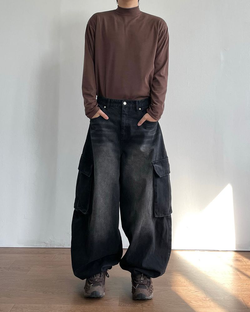 Winter mockneck knit
