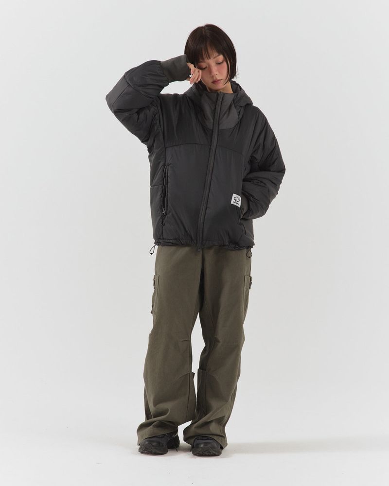 Reversible Thinsulate Padded Jumper (Charcoal)