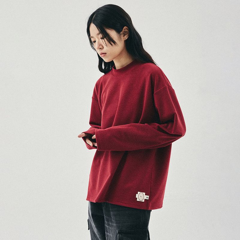 レイヤーモックネック / Red