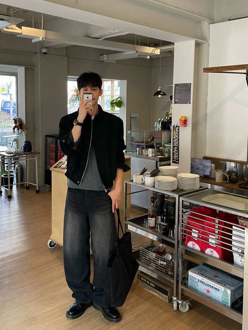 low cropped suede jacket (3colors)