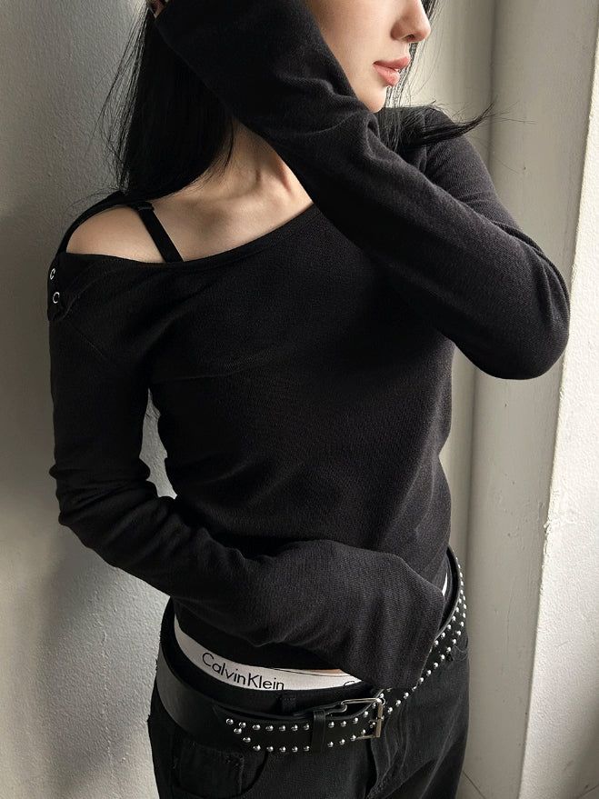 Shoulder Button Snap Inner T