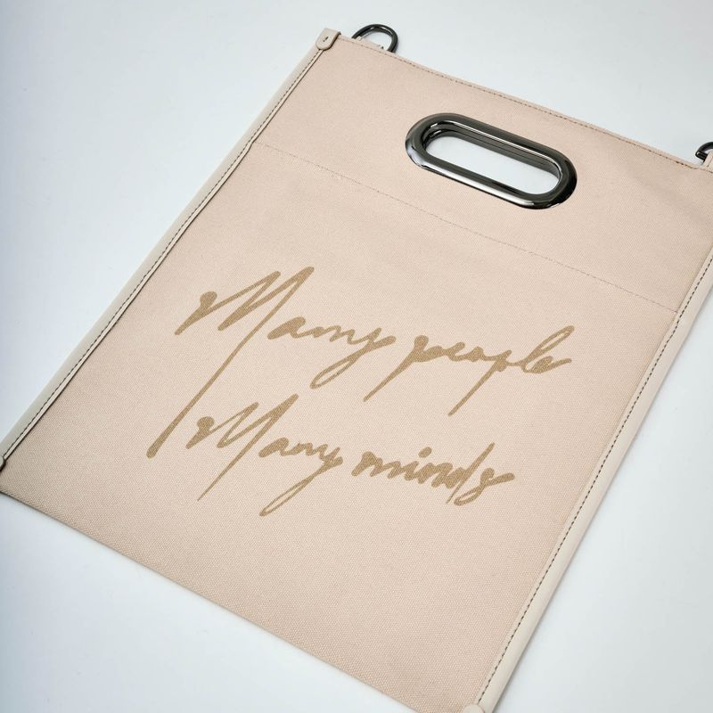 Organic Cotton x Apple Leather Record Bag