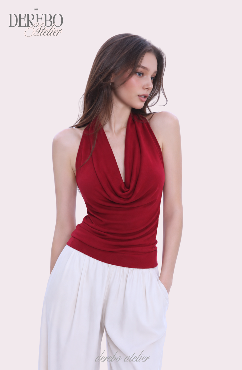muse soft halter sleeveless top