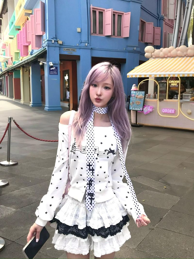 Star Zipper Sweatshirt
