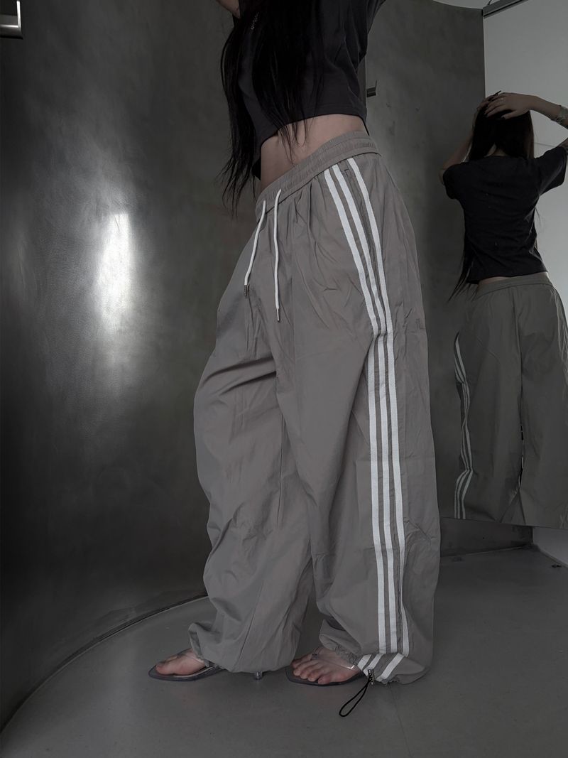 smoke track summer pants (2color)