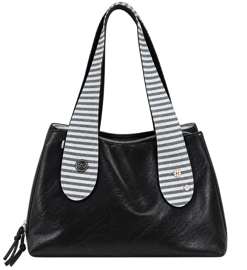 VINTAGE STRIPE SHOULDER BAG 