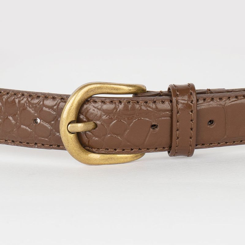 Classic leather belt
