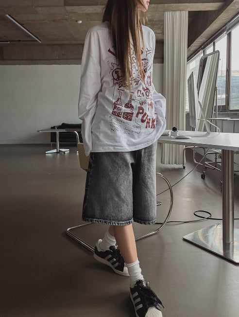 Tide Washing Carpenters Bermuda Pants