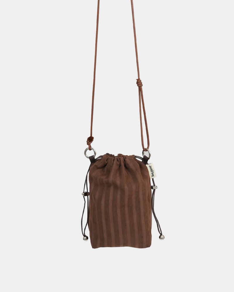 JACKOBAG（ジャックコバッグ）の「ストライプミニバッグブラウン（バッグ）」