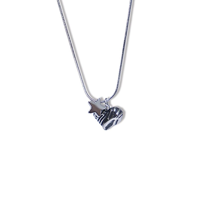 Heart zebra star gya-ru necklace