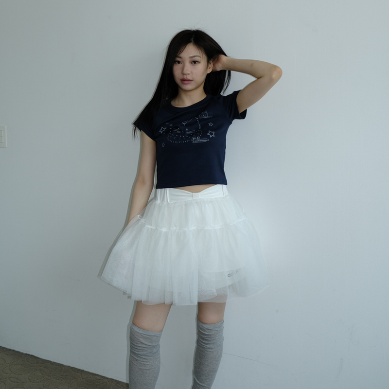 BIRTHDAY KIRI TOP _NAVY