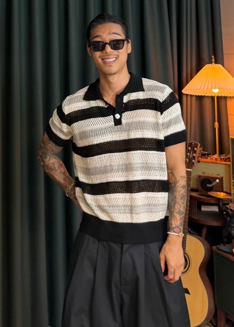 Leel Dangara Short-Sleeve Knit 2COLOR