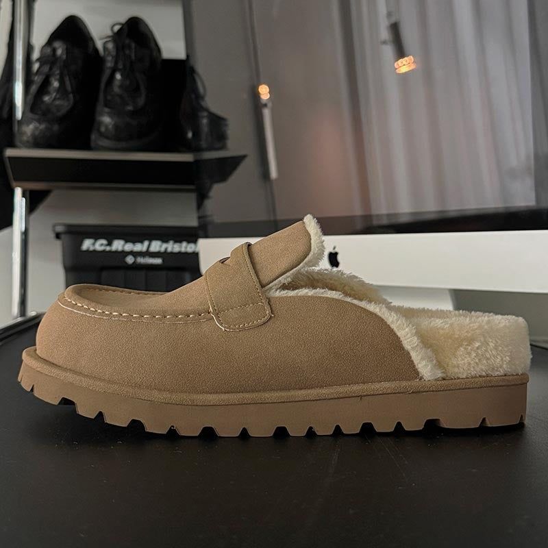 ASCLO Winter Suede Penny Mules