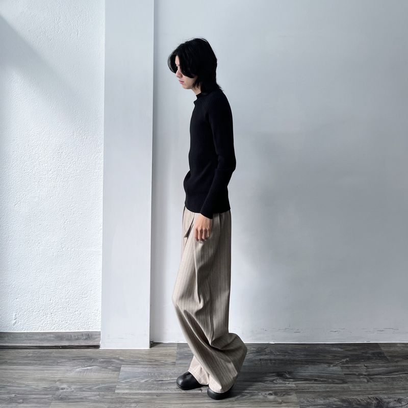 Structured Twill Trousers