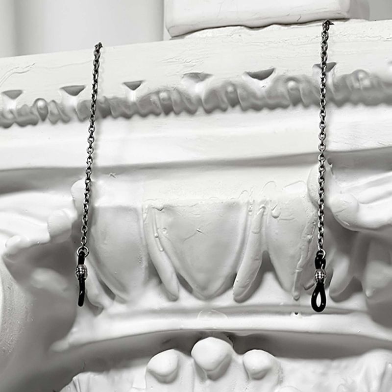 ss-Original glasses chain necklace_silver