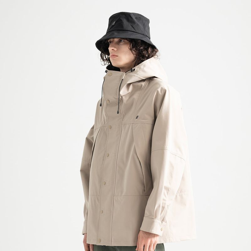 KALAPATTHAR（カラパタール）の「3 Layer Hard Shell Long-Jacket - BEIGE（Jackets/Outerwear）」