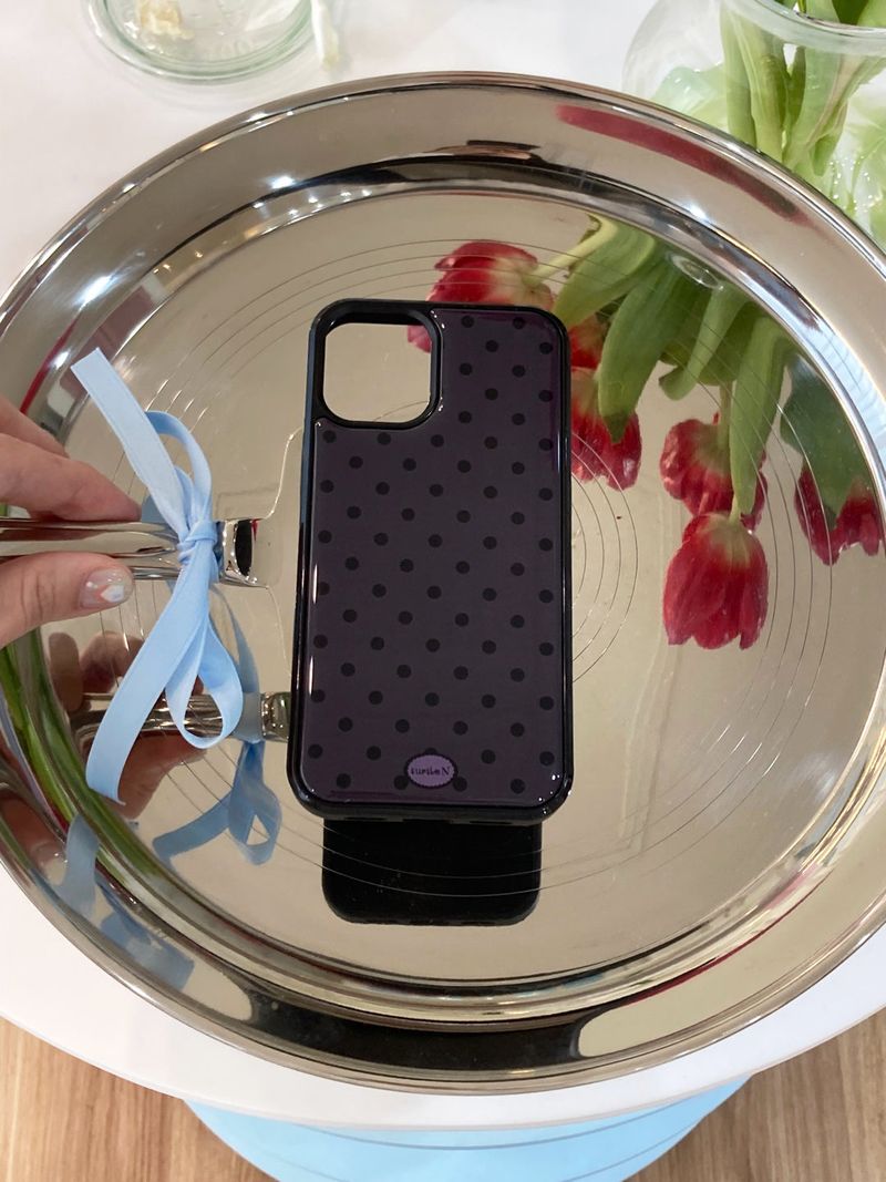 turtle N（タートルエヌ）の「[epoxy] ドットケース（スマホグッズ/小物）」
