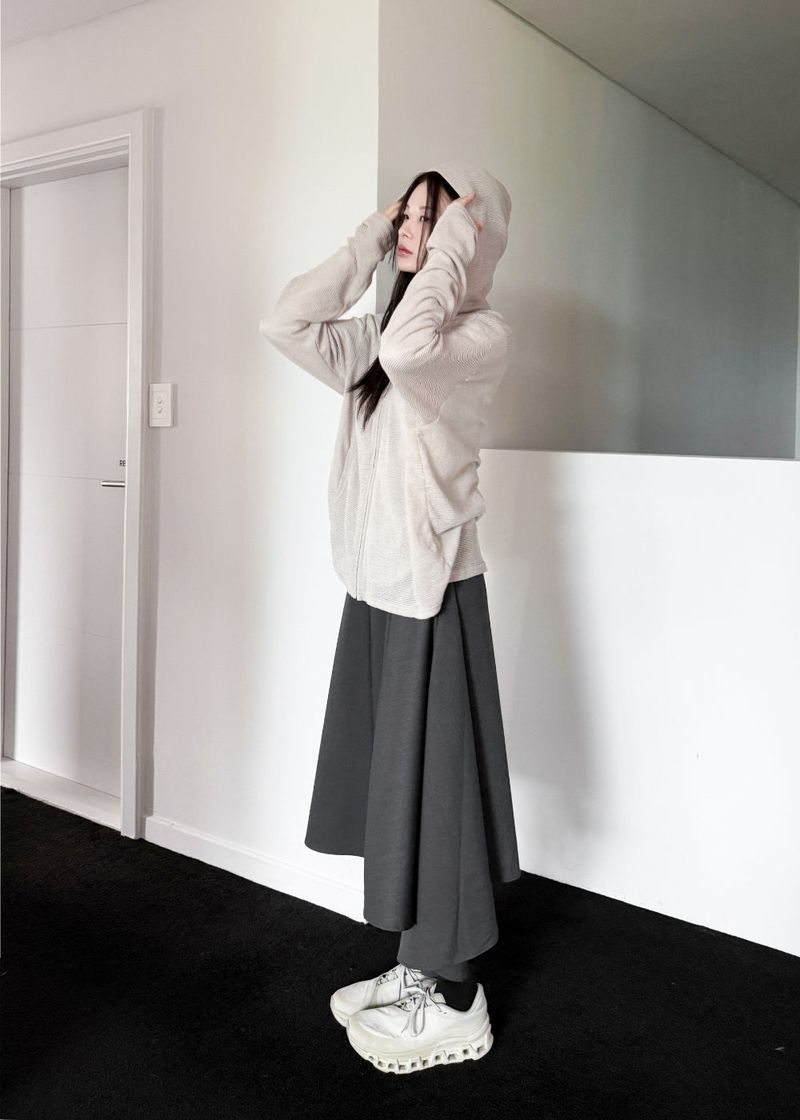  BUCKLE LAYER SKIRT