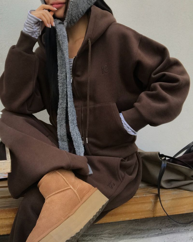[ORIGINAL] Tibet 2-Way Cropped Hood Zip-Up