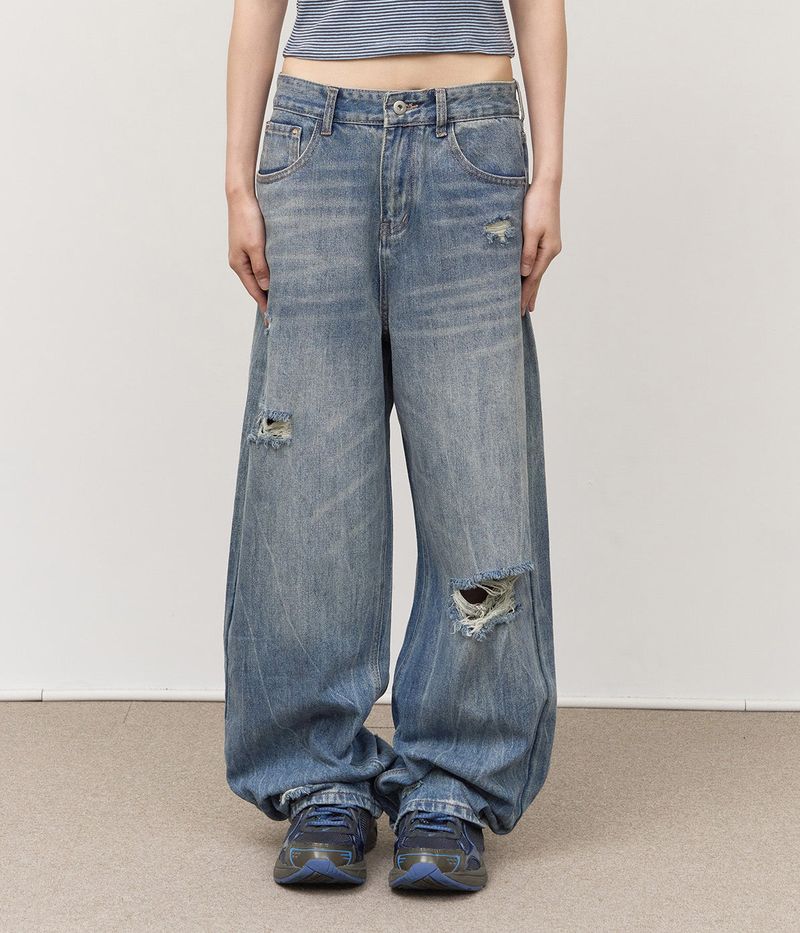 HIFIFNK(ハイファイファンク)の「Meta Damage Denim(Pants)」