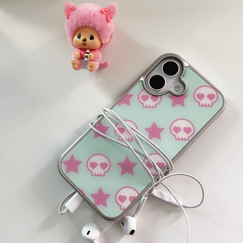 [MADE]heart skull pop case