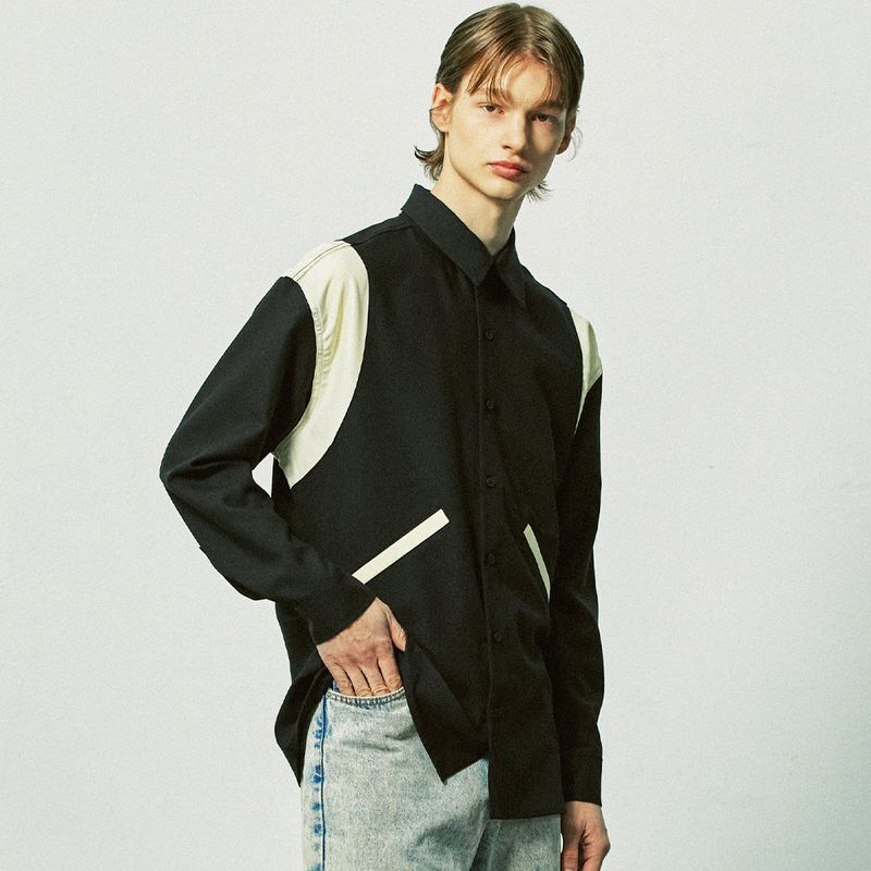 essential varsity shirts black