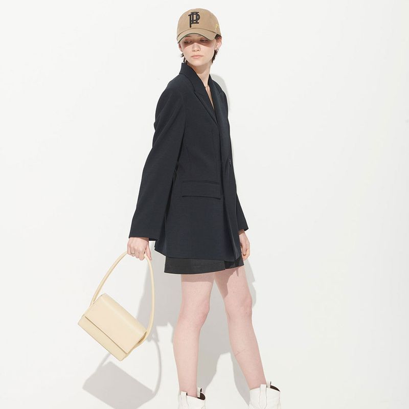  PUBLICKA JULY SHOULDER BAG, BUTTER