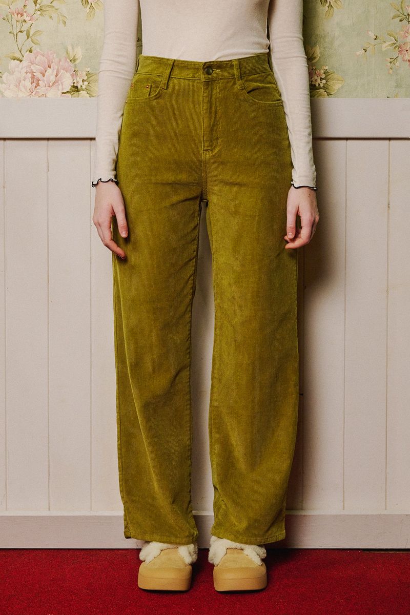 Melody Corduroy Pants [Olive]