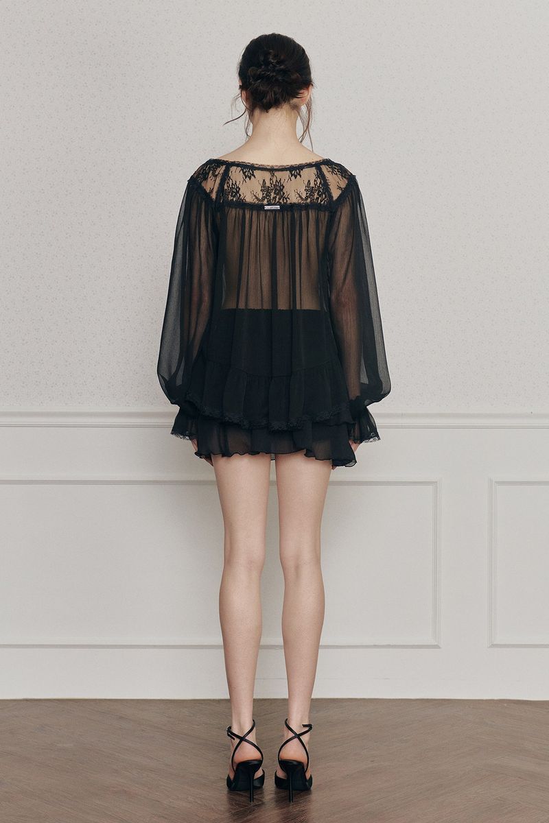 MOONRISE BLOUSE black