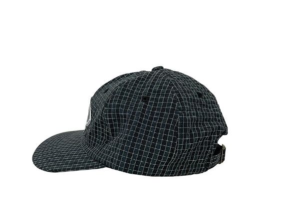 Lucky Lettering Two-Tone Check Camp Cap