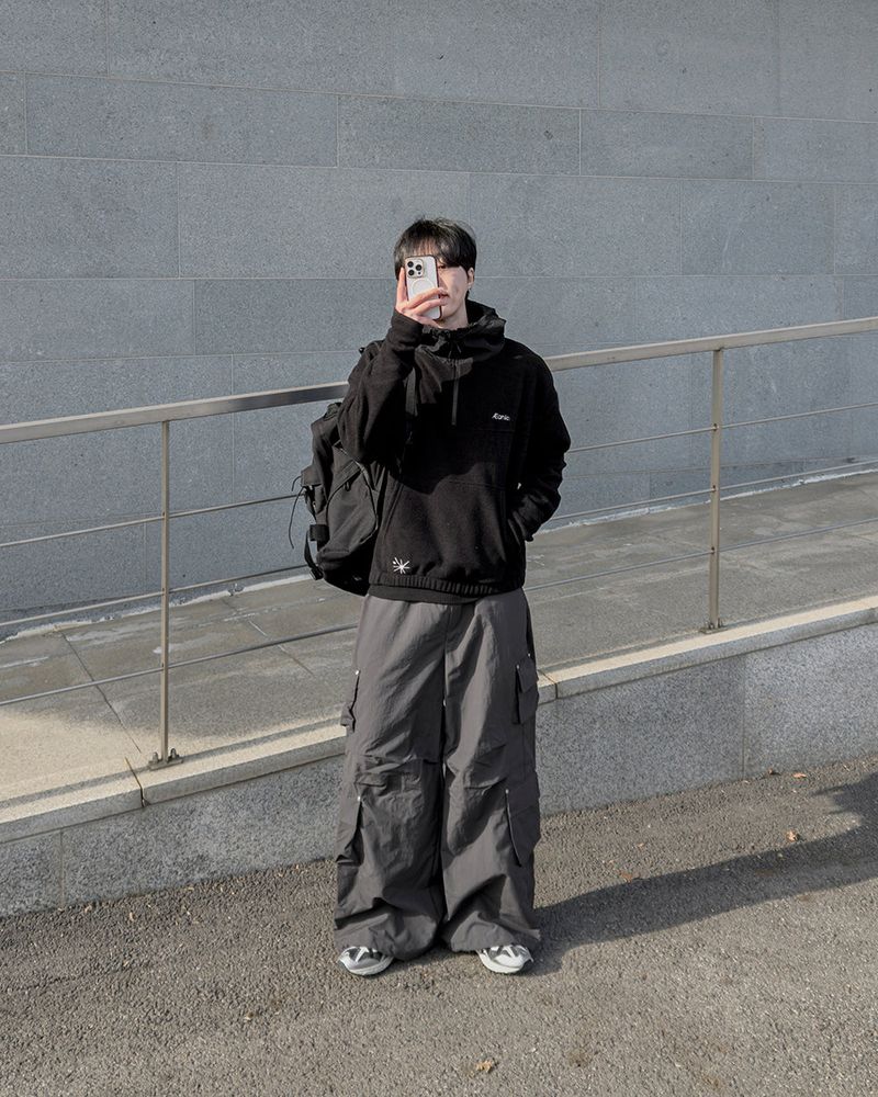 SERNIC Hooded Fleece Warmer Anorak