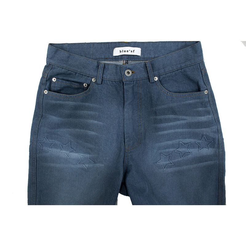 Bluesf Washing Star Denim Pants