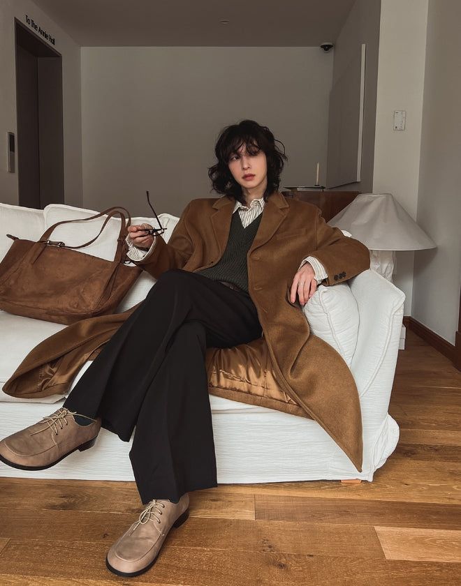 Melbourne single maxi coat