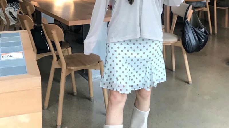 cloudemotion（クラウドエモーション）の「fokie tone dotty flare midi sk（Skirts）」