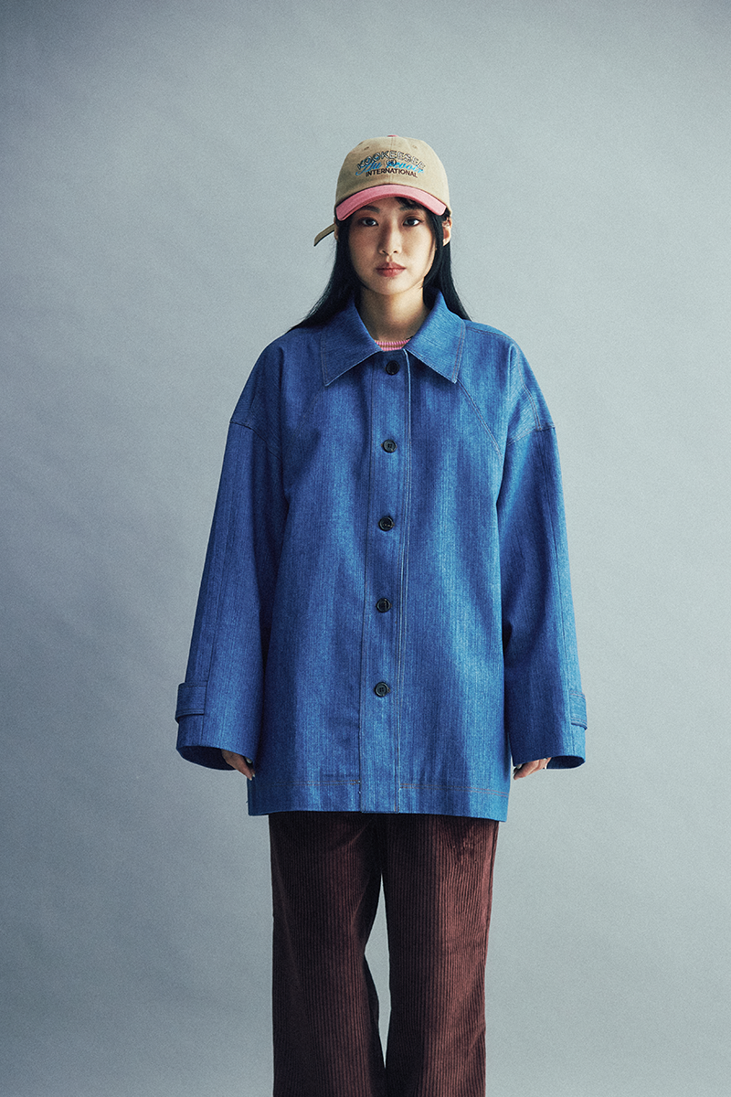 KOOKEESEE Slub Denim Jacket