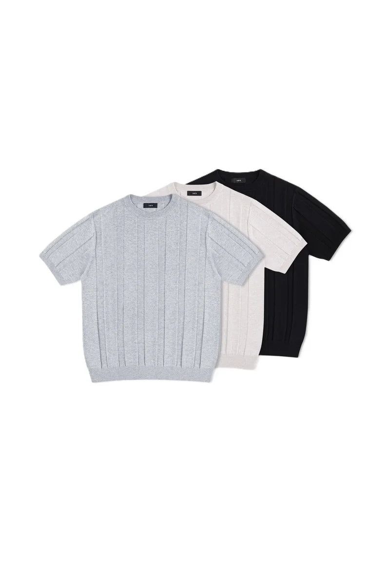 IDLT Basicsの「Linen Blend Knit T-Shirt（Tops）」