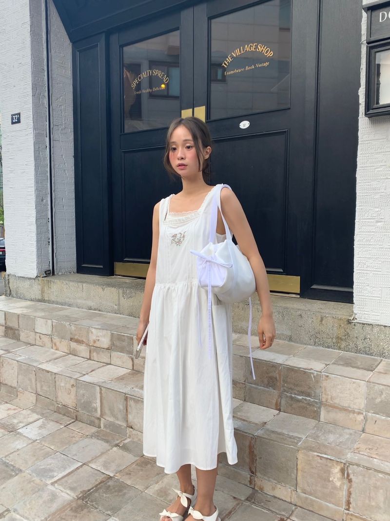 bitteschon ribbon ballet bag