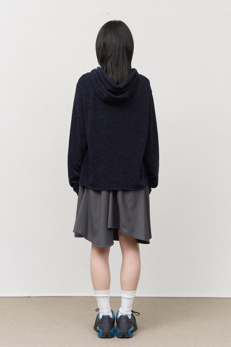 (W) Piece Unbalance Skirt